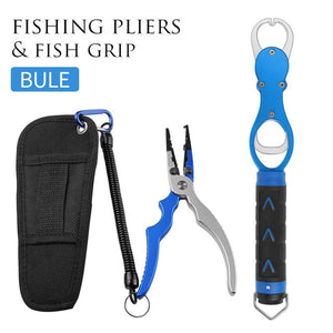 Aluminum Alloy Fishing Grip & Plier Stainless Steel Material - Fishdrops Discount